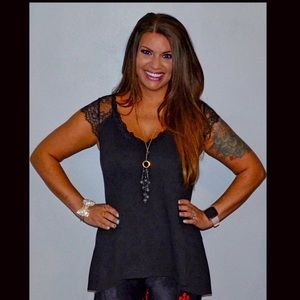 Black Lace Top